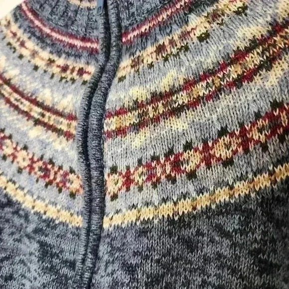 Vintage Tiara International Full Zip Up Cardigan Sweater Size Small Ramie Cotton - Picture 3 of 4